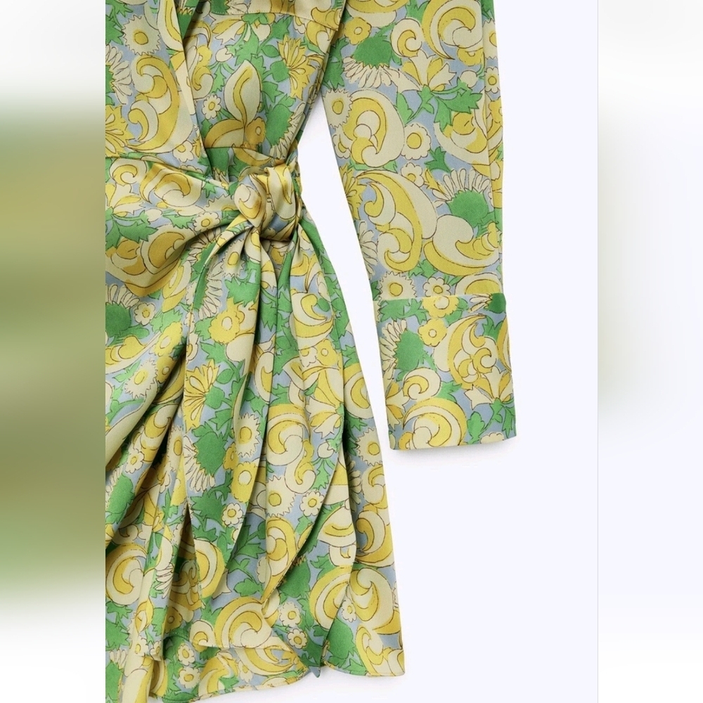 ZARA NWTs Bloggers Printed Dress - Picture 11 of 14
